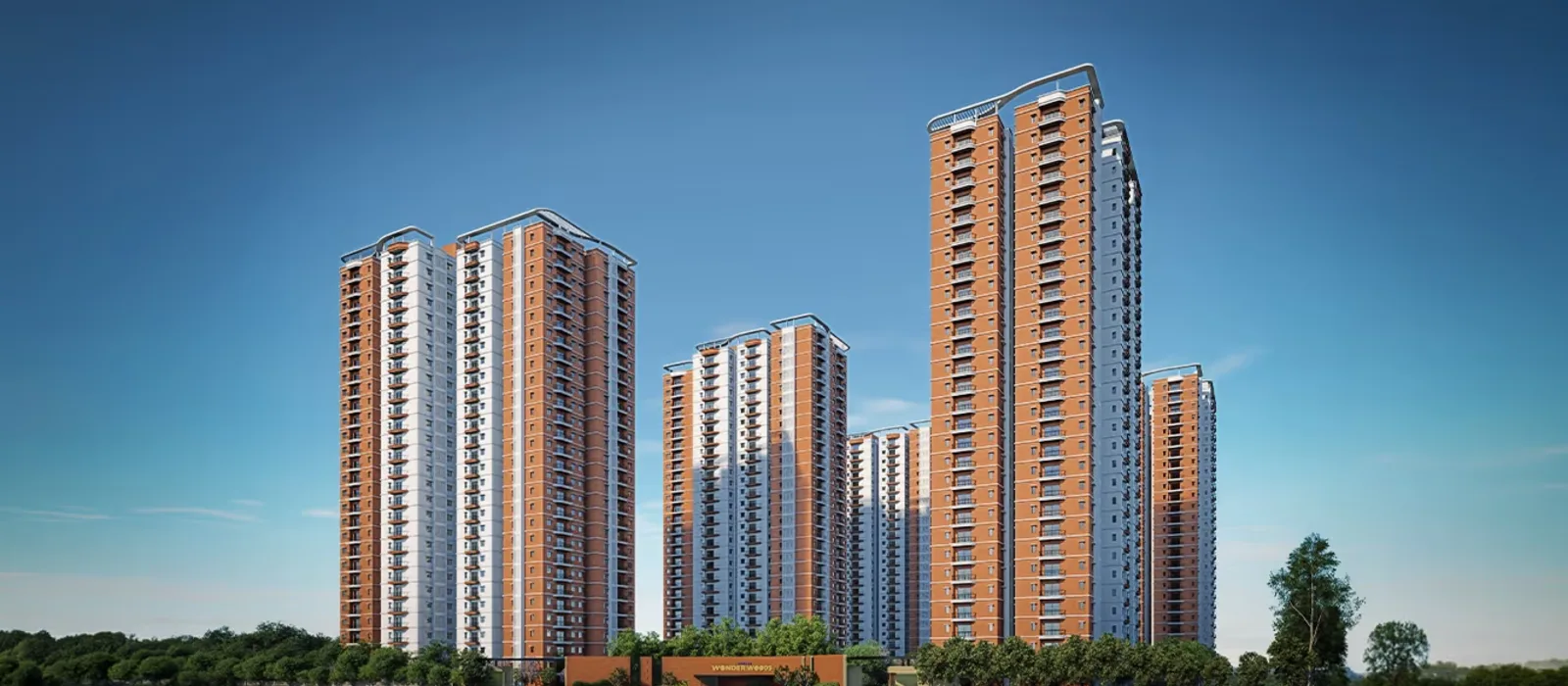 Prestige Kanakapura Road high-rise towers skyline view